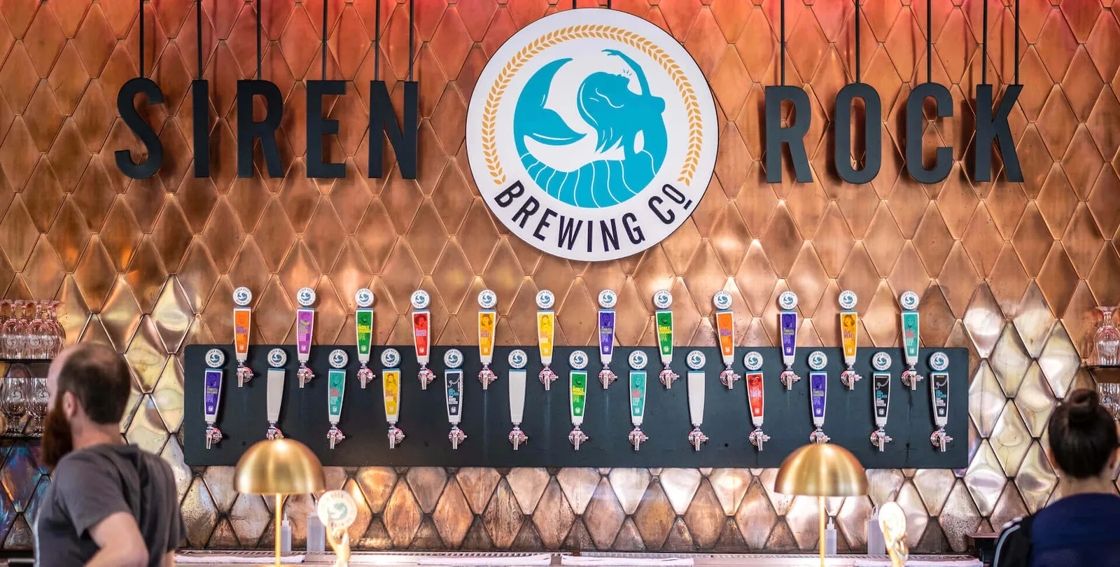 Siren Rock tap wall and bar seating