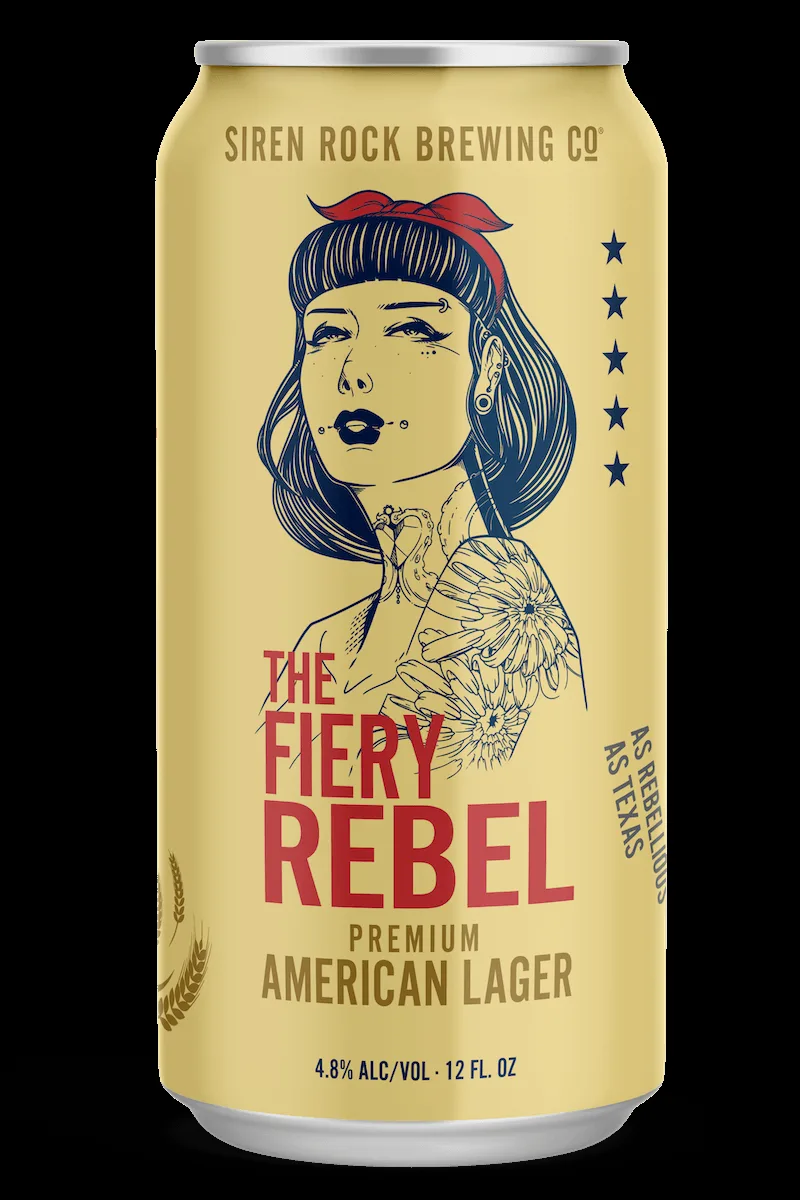 Fiery Rebel American Lager